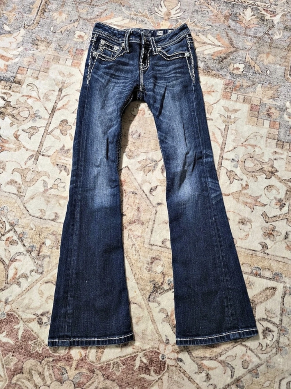 Miss Me Boot Cut Girls Size 10 Bootcut Jeans Blue